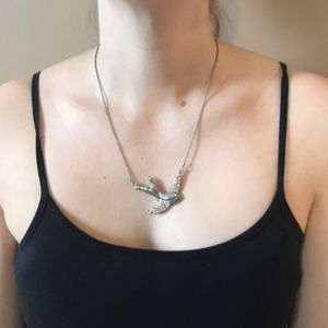 Silver Bird Necklace